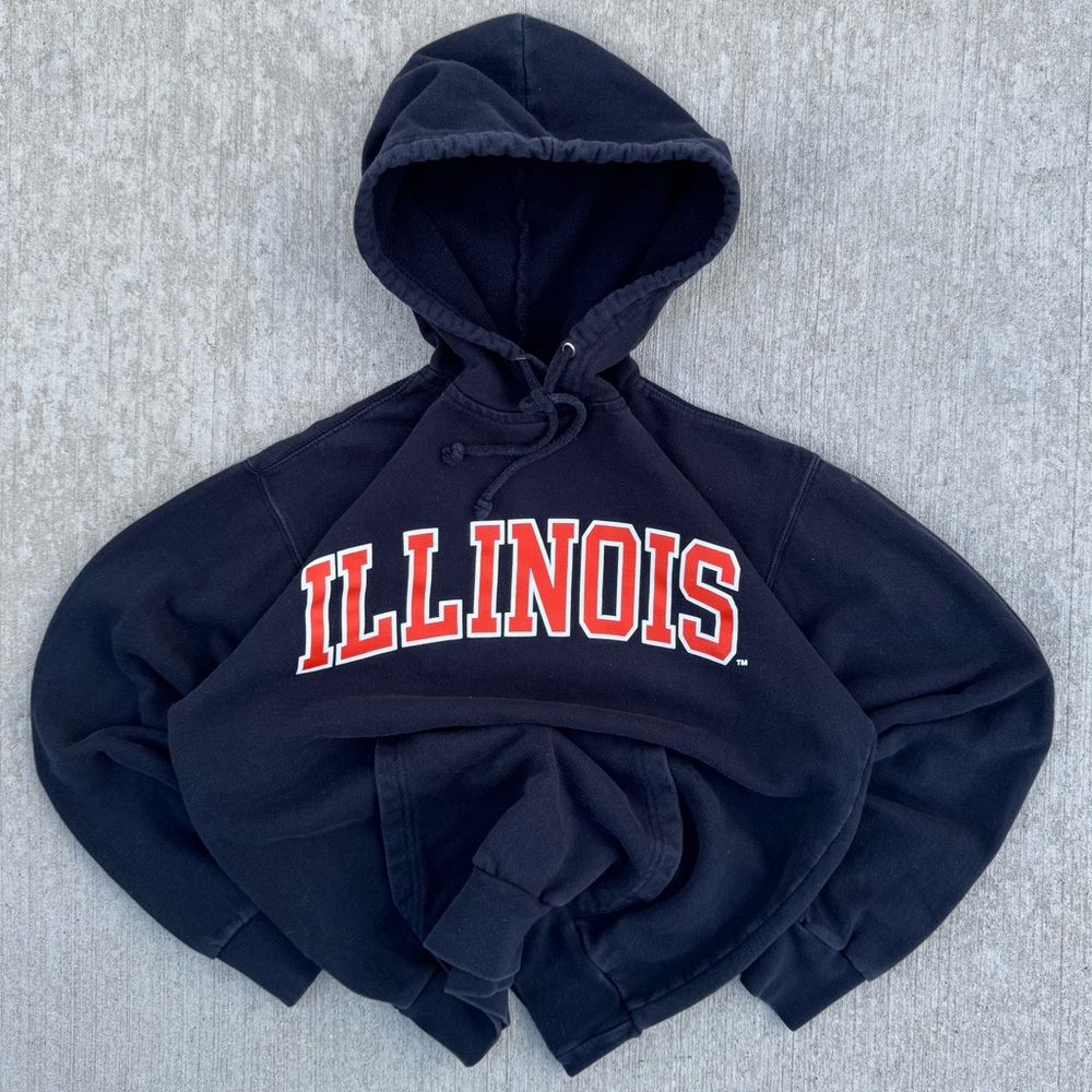 Vintage University of Illinois Hoodie